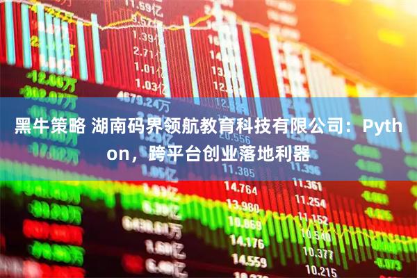 黑牛策略 湖南码界领航教育科技有限公司：Python，跨平台创业落地利器